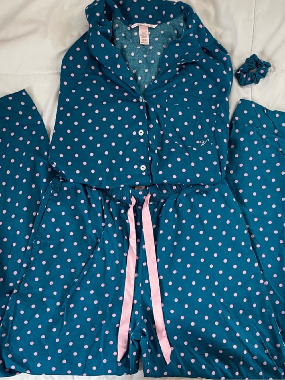 Victoria's Secret Polka Dot Pajama Set